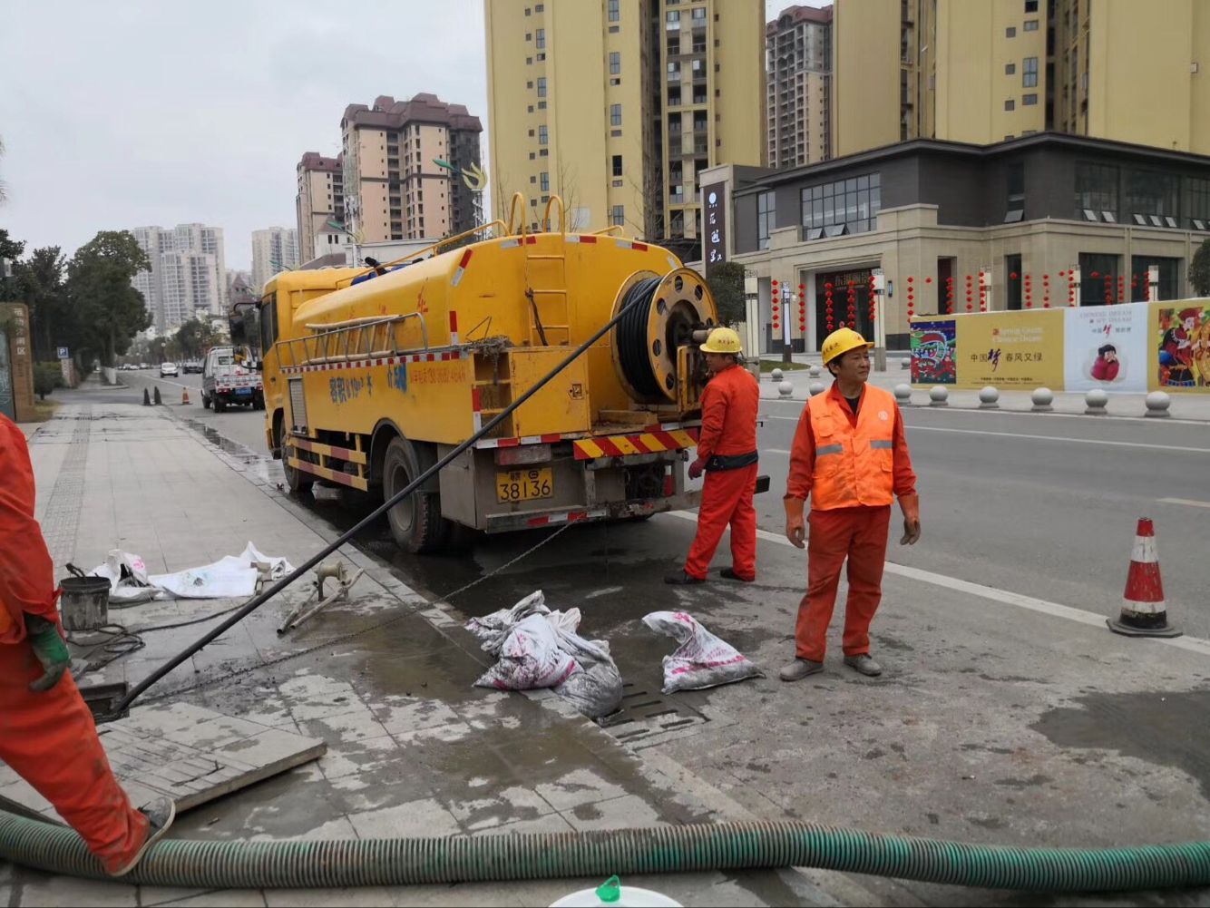 东昌府排污管道清淤-管道清洗